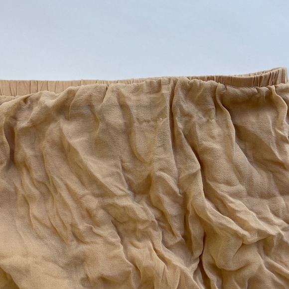 Alythea‎ Strapless Mini Dress 100% Silk Sz M Pastel Minimalist Resort Chic Party - Picture 9 of 10